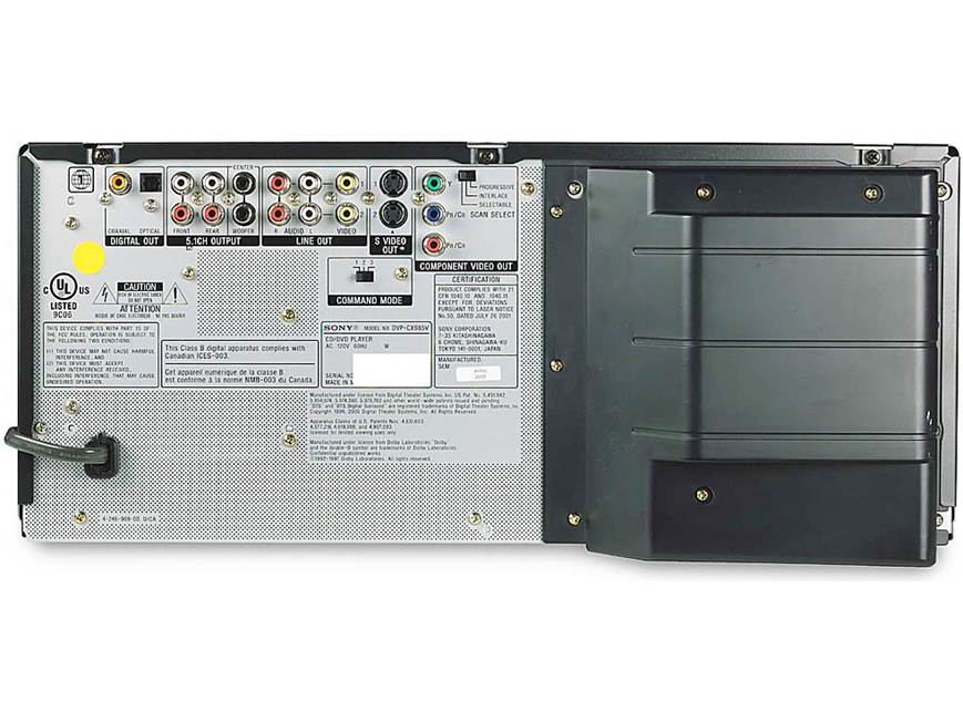 Sony DVP-CX985V 400-disc DVD/CD/SACD mega changer at Crutchfield