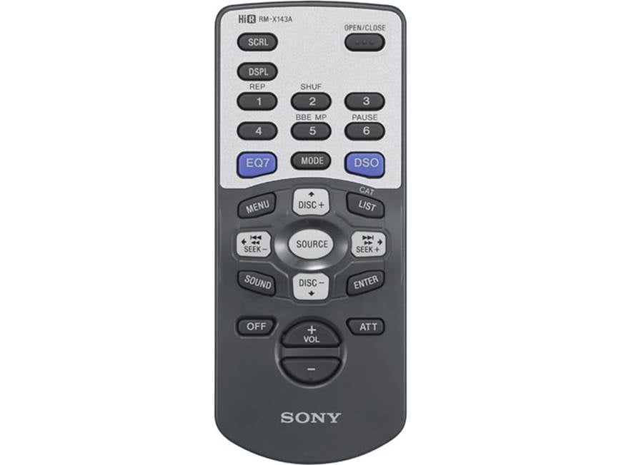 Sony CDX-M8800 CD/MP3 receiver with CD changer controls at Crutchfield