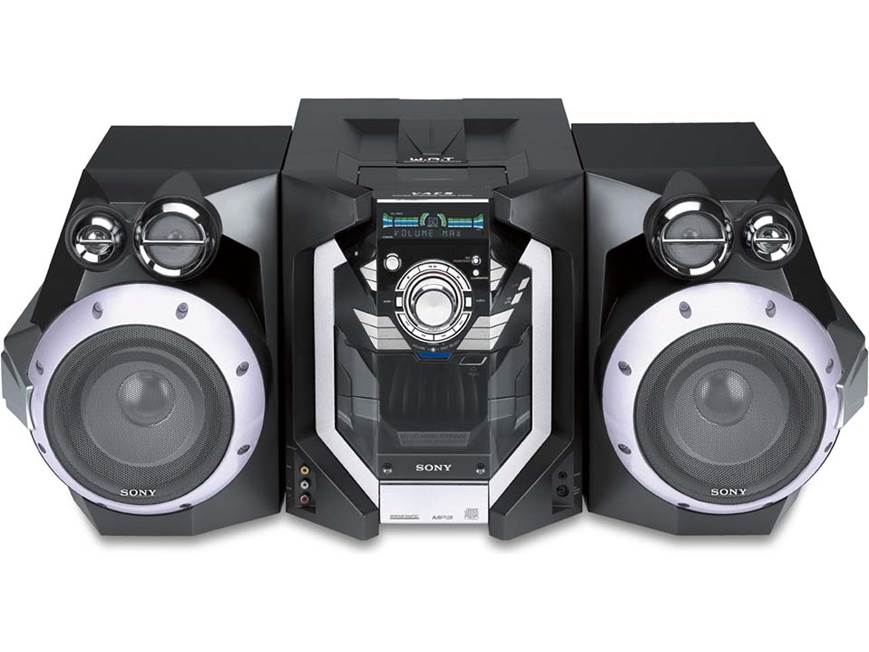 Sony MHC-GSX100W 60-CD changer system with wireless transmitter at