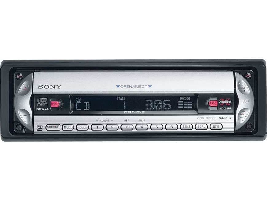 PS1用　par CDX3 Sony CDX-R3300 CD/MP3 receiver at Crutchfield