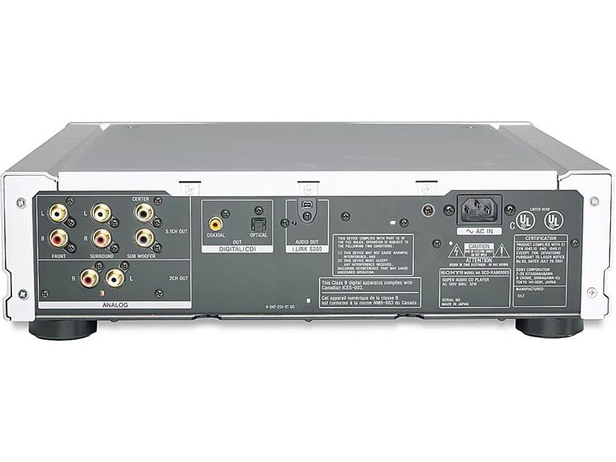 Sony ES SCD-XA9000ES SACD/CD player with i.LINK output