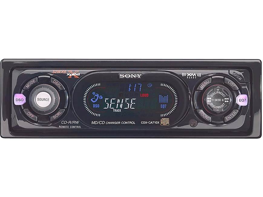 Sony CDX-CA710X CD Receiver with CD Changer Controls at Crutchfield