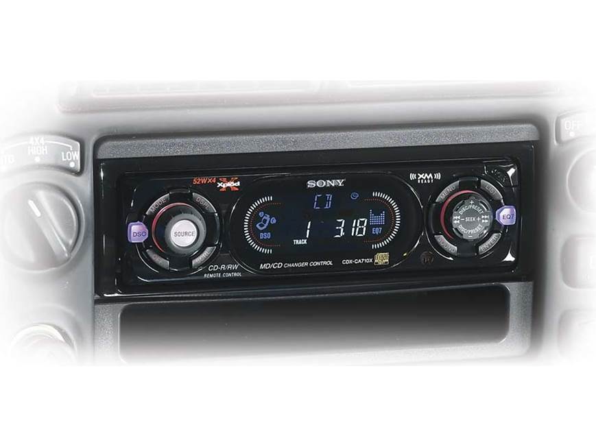 Sony CDX-CA710X CD Receiver with CD Changer Controls at Crutchfield