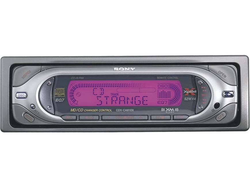 Sony CDX-CA810X CD Receiver with CD Changer Controls at Crutchfield