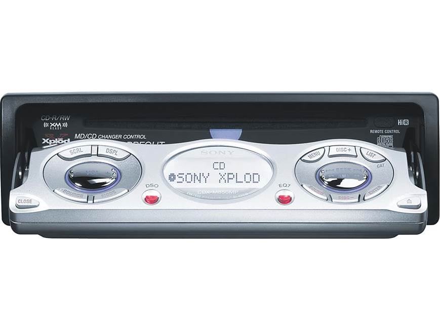 Sony CDX-M850MP CD/MP3 Receiver with CD Changer Controls at