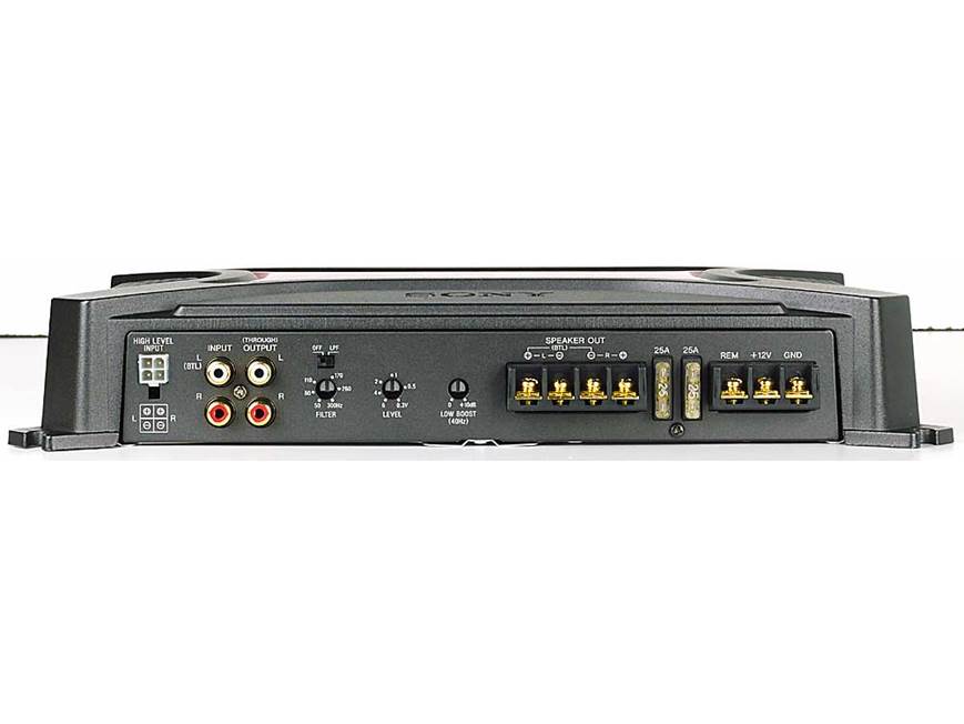 Sony XM-2100GTX 2-channel car amplifier 100 watts RMS x 2 at