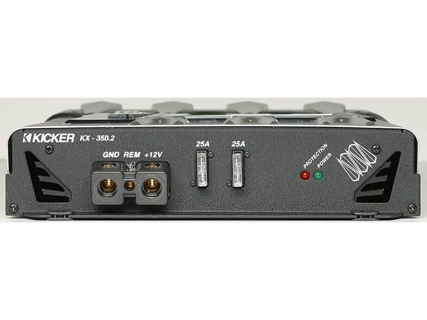 Kicker KX350.2 2-channel car amplifier 110 watts RMS x 2 at