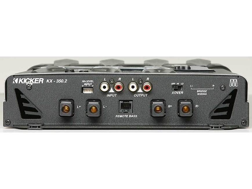 Kicker KX350.2 2-channel car amplifier 110 watts RMS x 2 at