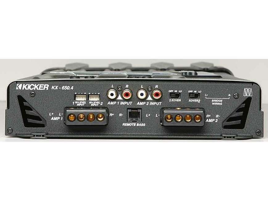 Kicker KX650.4 4-channel car amplifier 120 watts RMS x 4 at