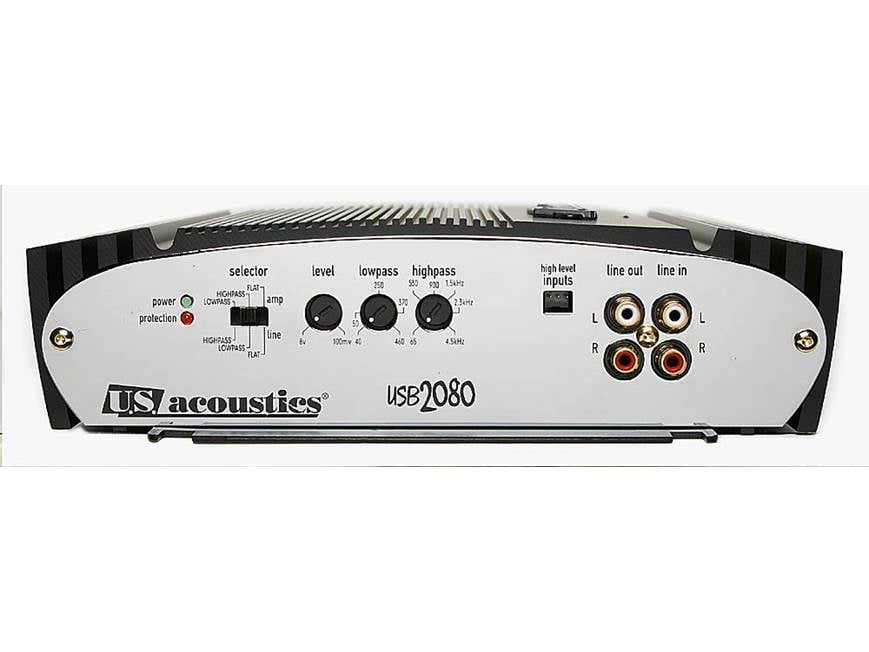 U.S. acoustics USB-2080 80W x 2 Car Amplifier at Crutchfield
