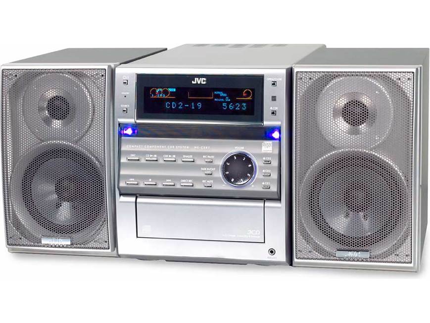 JVC NX-CDR7 3-CD + 1-CD-R changer/recorder micro system at Crutchfield