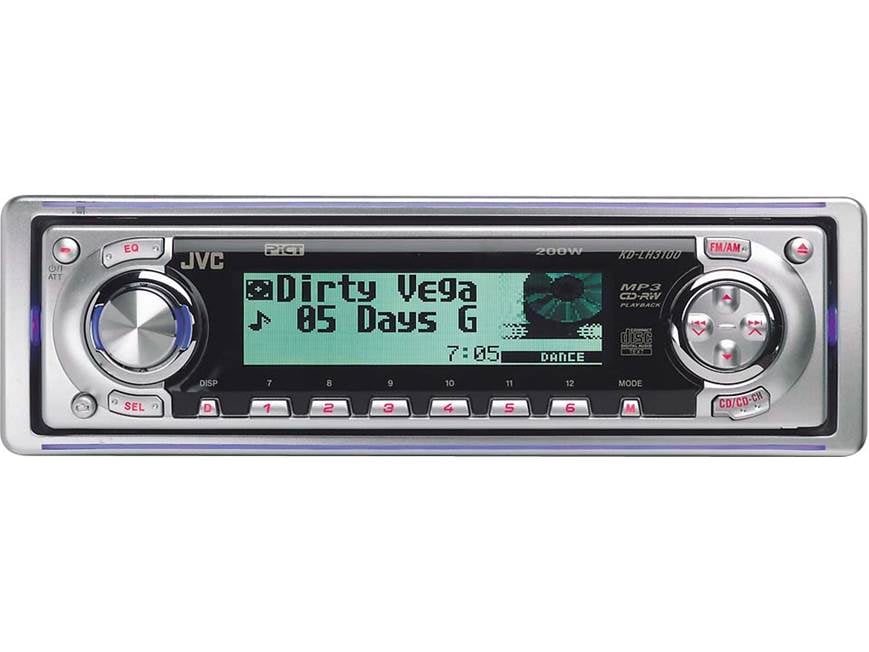 JVC KD-LH3100 CD/MP3 Receiver with CD/MP3 Changer Controls at