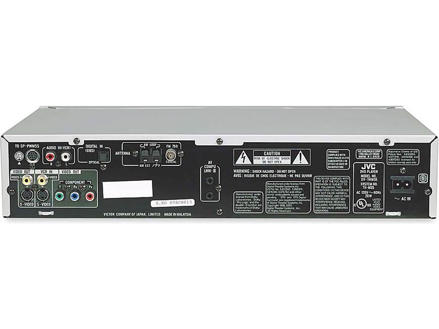 JVC TH-M55 5-disc DVD home theater system at Crutchfield