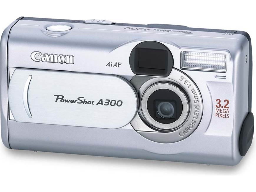 Canon PowerShot A300 3-megapixel digital camera at Crutchfield