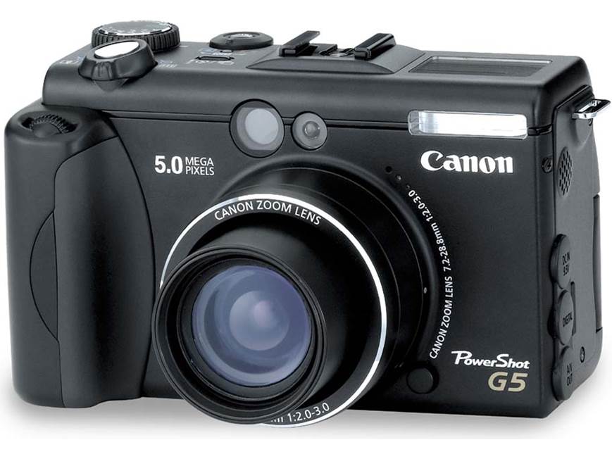 Canon PowerShot G5 5.0メガピクセル Canon PowerShot G5 5-megapixel digital camera at Crutchfield