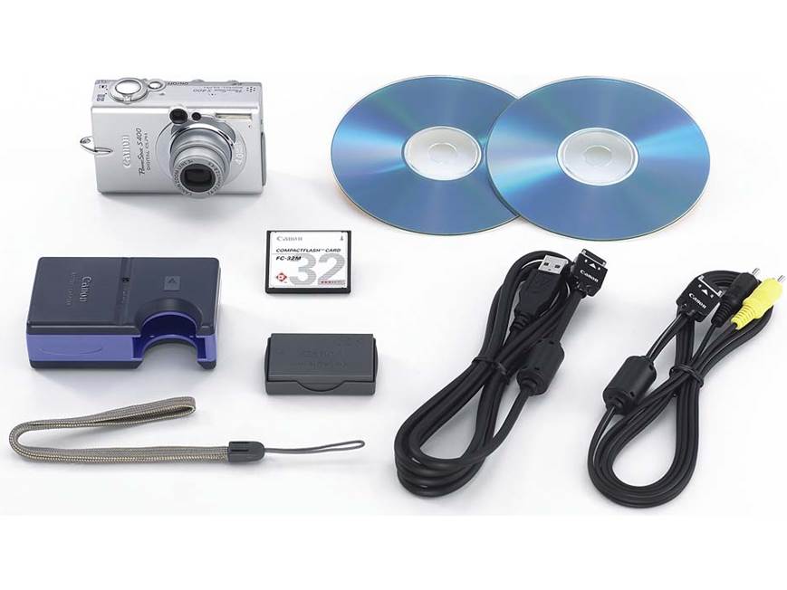 Canon PowerShot S400 4-megapixel digital camera at Crutchfield