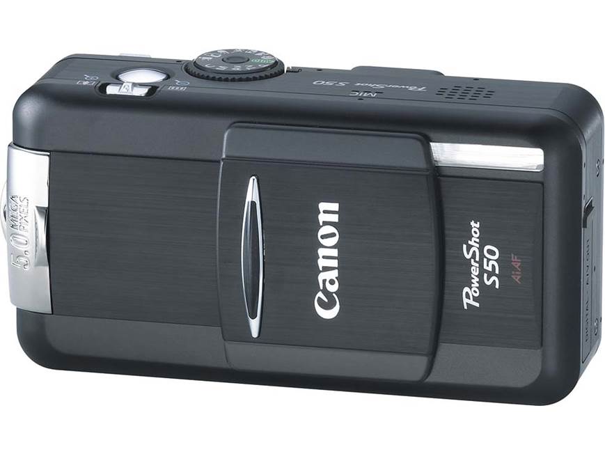 Canon PowerShot S50 5-megapixel digital camera at Crutchfield