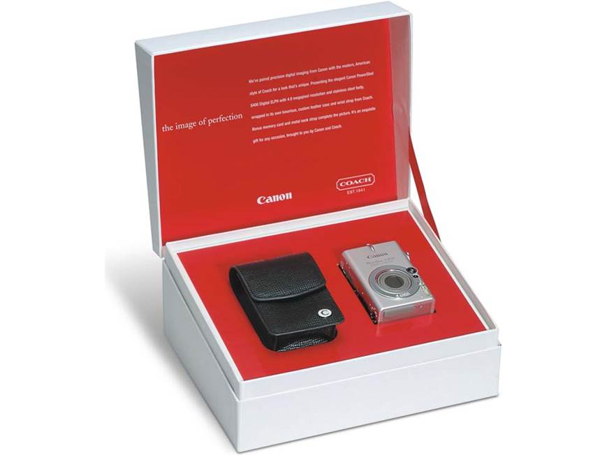 Canon PowerShot S400 Gift box with S400 digital camera and Coach