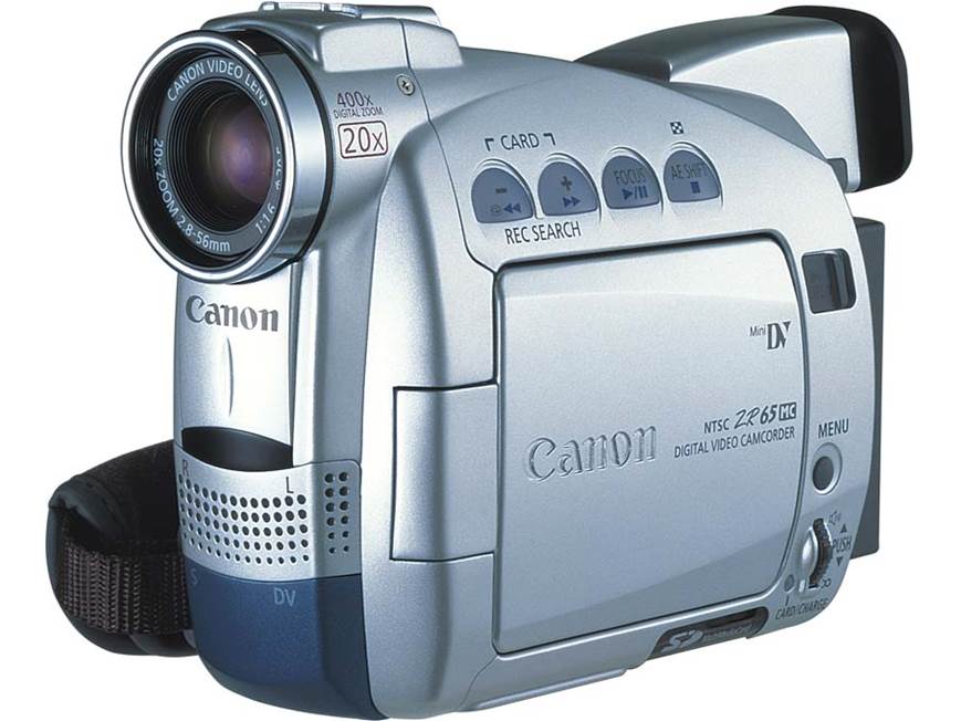 Canon ZR65MC Mini DV digital camcorder at Crutchfield