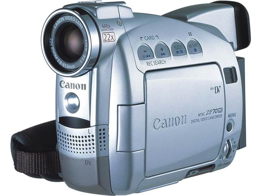 Canon ZR70MC Mini DV digital camcorder at Crutchfield