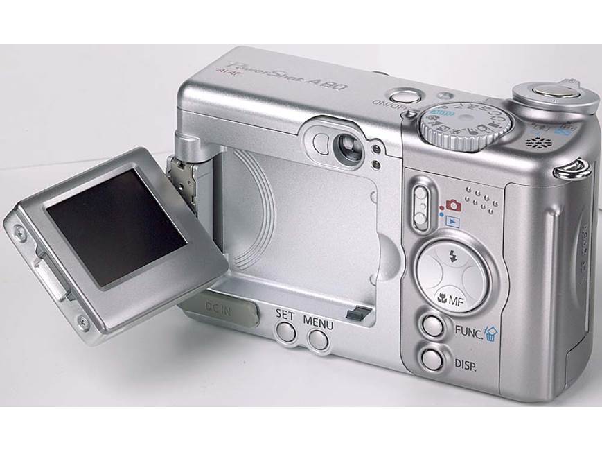 Canon PowerShot A80 4-megapixel digital camera at Crutchfield