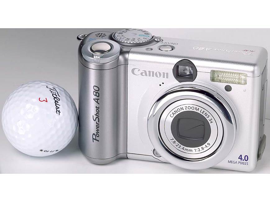 Canon PowerShot A80 4-megapixel digital camera at Crutchfield