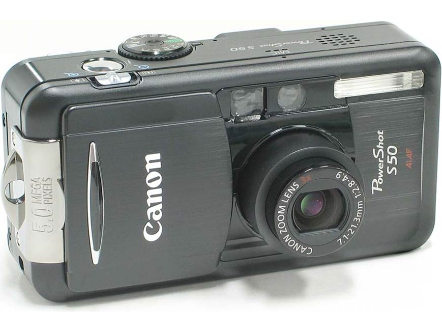 Canon PowerShot S50 5-megapixel digital camera at Crutchfield