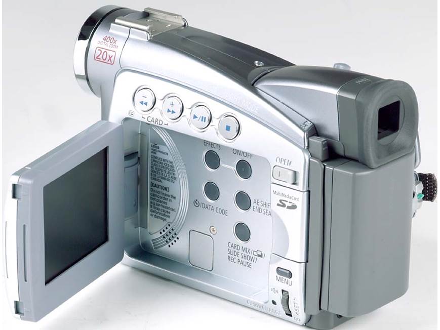 Canon ZR85 Mini DV digital camcorder at Crutchfield