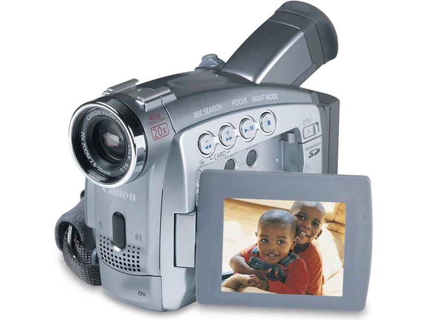 Canon ZR85 Mini DV digital camcorder at Crutchfield