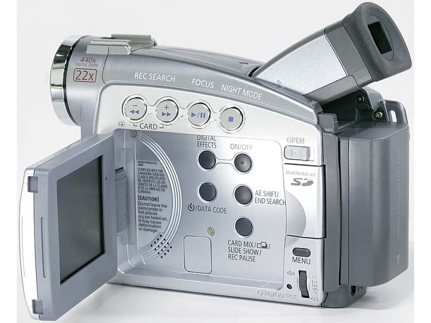 Canon ZR90 Mini DV digital camcorder at Crutchfield