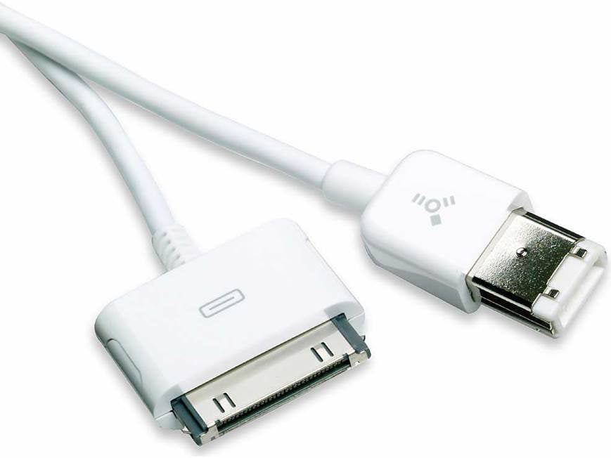 Apple iPod™ FireWire® Cable For connecting the iPod Dock to a