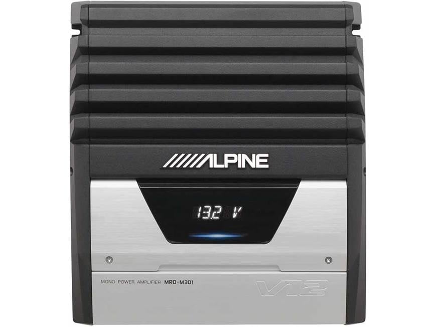 Alpine MRD-M301 Mono subwoofer amp 175 watts RMS x 1 at Crutchfield
