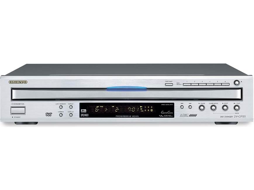 Onkyo DV-CP701 (Black) 6-disc carousel DVD/CD changer (Black) at