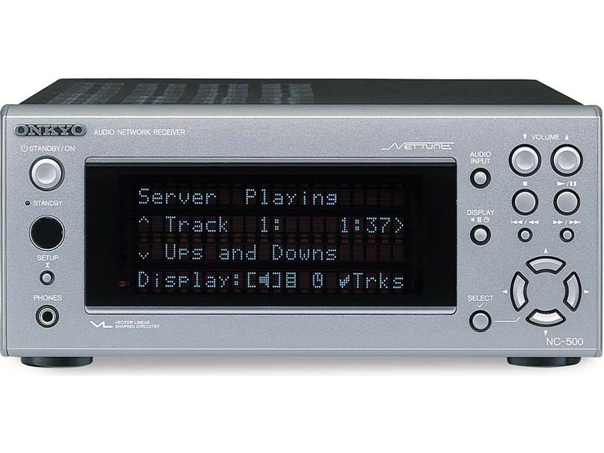 Onkyo NC-500 Stereo receiver with Net-Tune PC networking at
