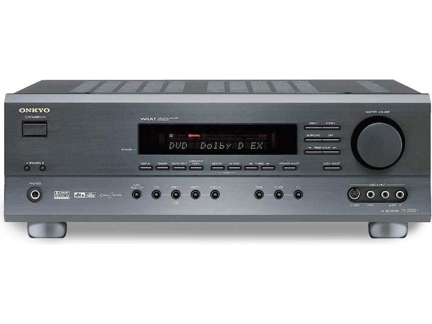 Onkyo TX-SR501 (Black) Home theater receiver with Dolby Digital EX
