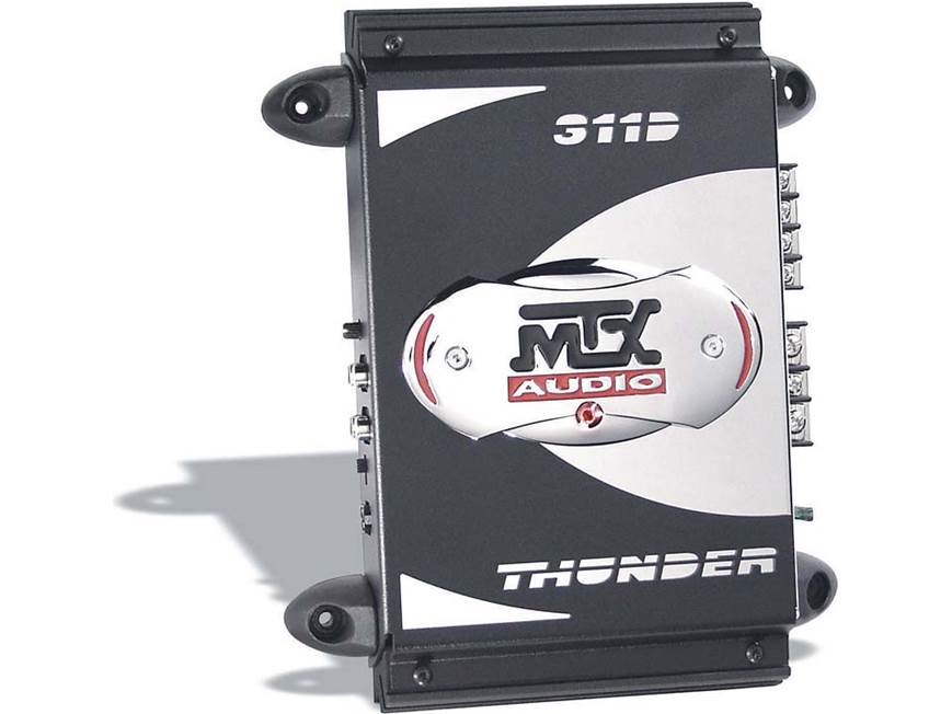 MTX Thunder311D 155W x 1 Mono Subwoofer Amplifier at Crutchfield