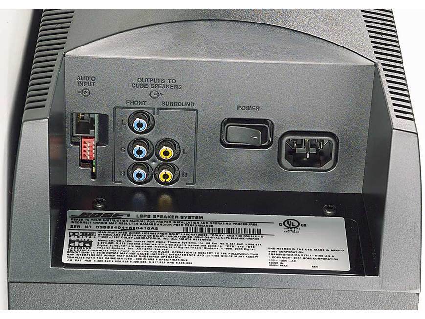 Bose® Lifestyle® 28 Series II System (Black speakers & bass module