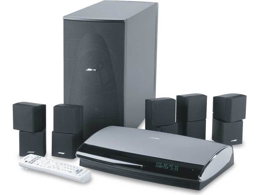 Bose® Lifestyle® 38 System (System with black satellites) DVD home