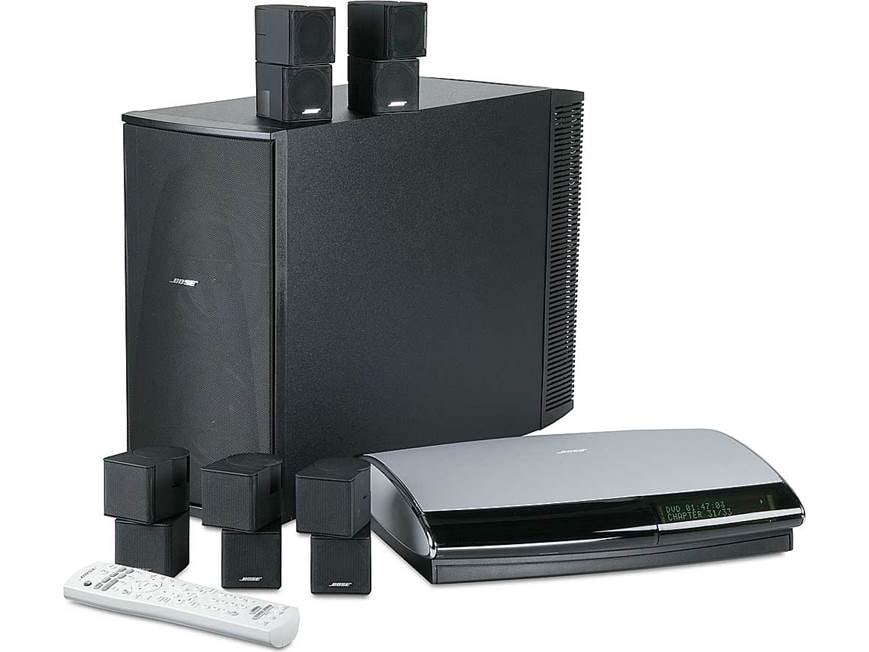 Bose® Lifestyle® 48 System (System with black satellites) DVD home