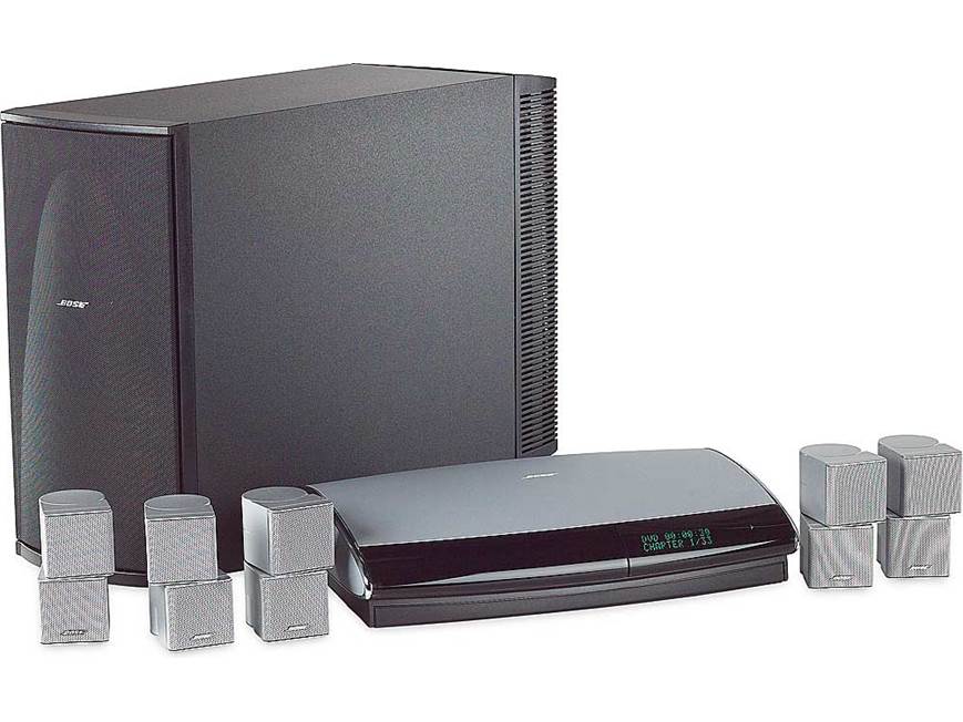 Bose® Lifestyle® 48 System (System with black satellites) DVD home