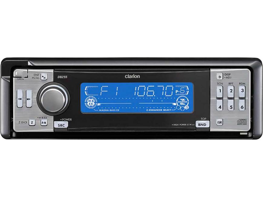 Clarion DB255 CD receiver at Crutchfield