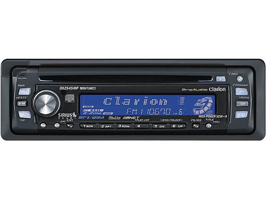 Clarion ProAudio DXZ545MP CD/MP3/WMA receiver at Crutchfield