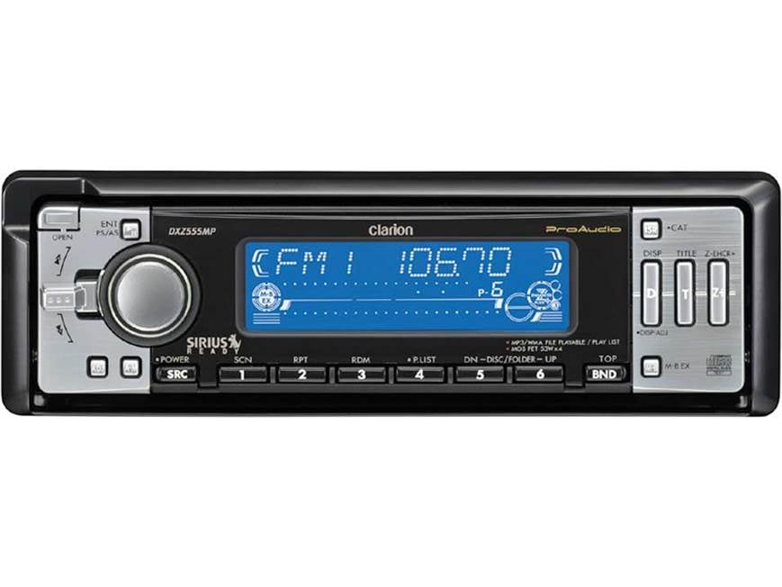 Clarion ProAudio DXZ555MP CD receiver with MP3 / WMA playback at