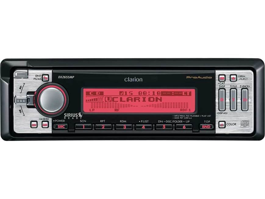 Clarion DXZ265 カーステレオ Clarion ProAudio DXZ655MP CD receiver with MP3 / WMA playback at