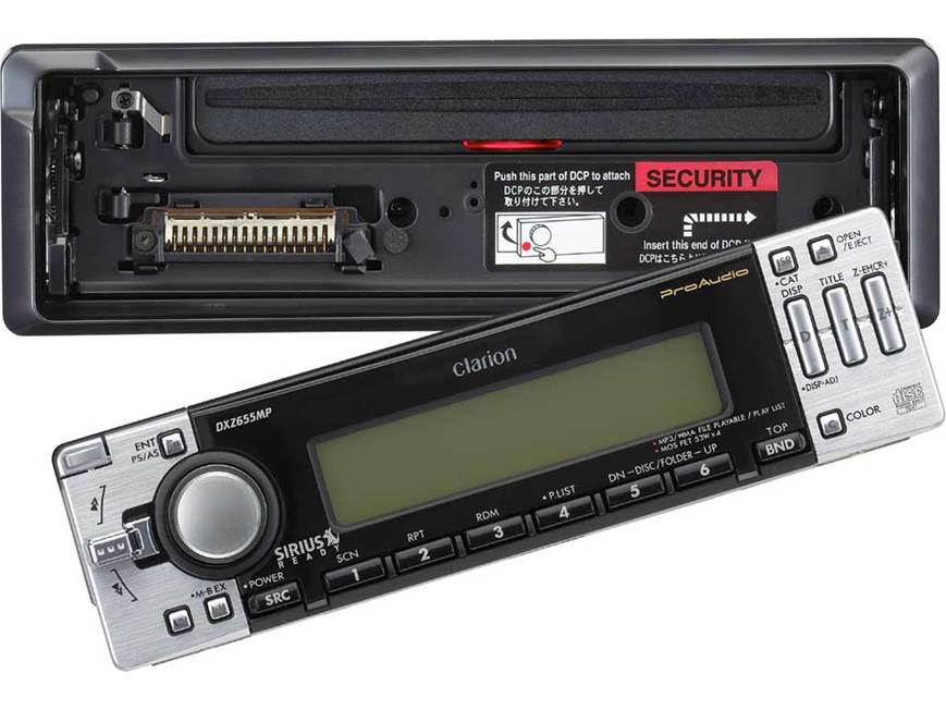Clarion DXZ265 カーステレオ Clarion ProAudio DXZ655MP CD receiver with MP3 / WMA playback at