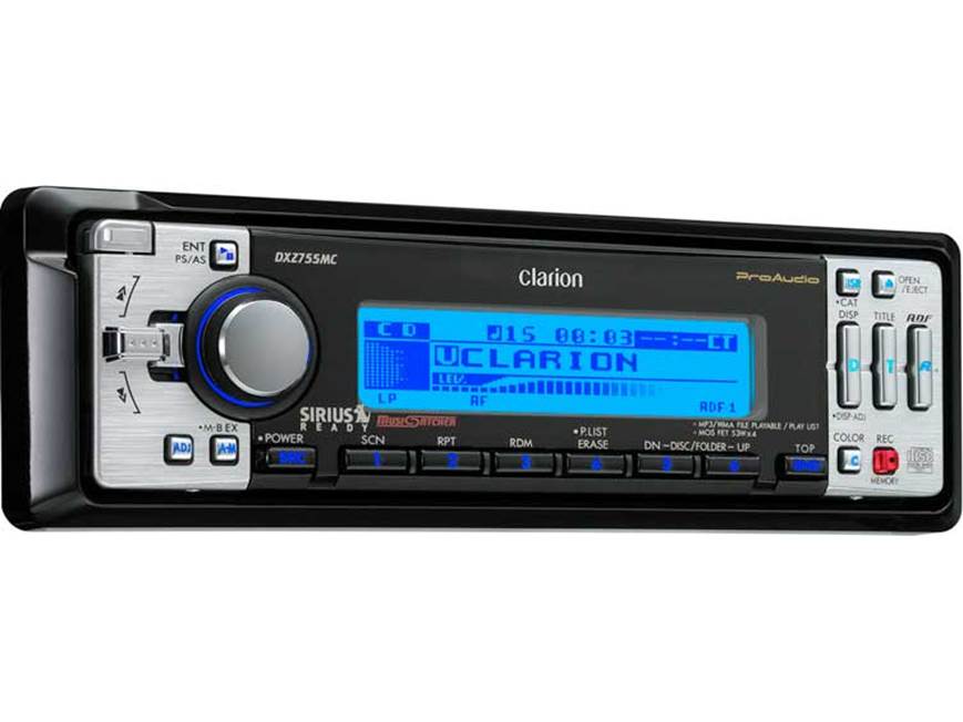 Clarion ProAudio DXZ755MC CD receiver with Music Catcher and MP3