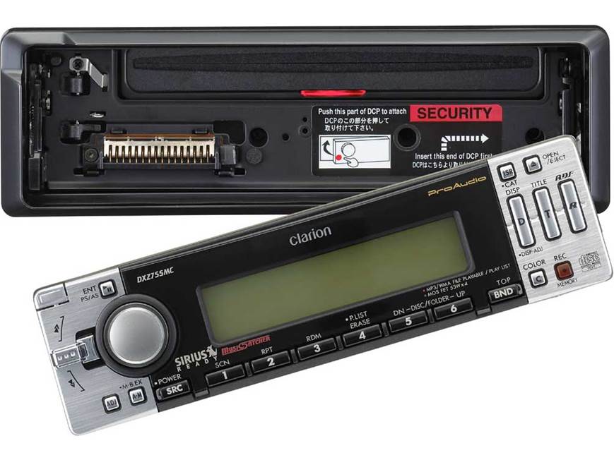 Clarion ProAudio DXZ755MC CD receiver with Music Catcher and MP3