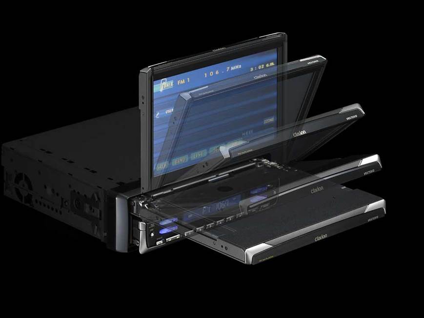 Clarion ProAudio VRX755VD DVD/MP3 receiver with 7