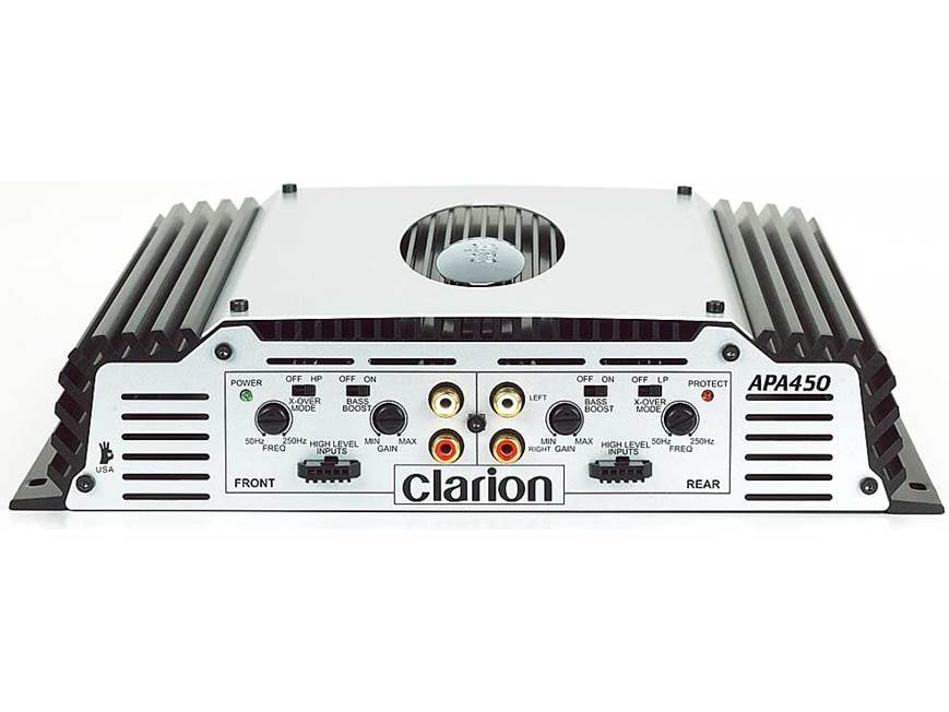 Clarion APA450 50W x 4 car amplifier at Crutchfield