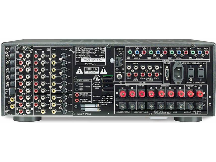 Denon AVR-3805 (Black) Home theater receiver with Denon Link
